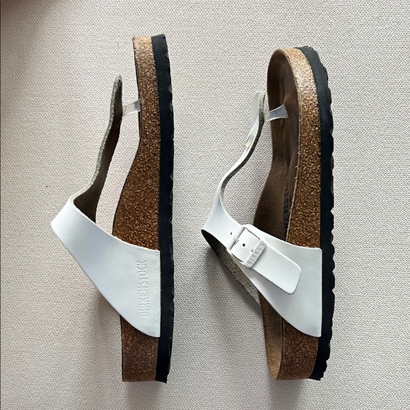 Birkenstock White and Brown Sandals - Picture 5 of 5